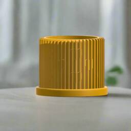 Modern Heart Plant Pot With Drainage & Saucer - Unique Valentine's Day Gift For Lovers, 3D Printed Planter Home Hosting Decor - thumbnail 2