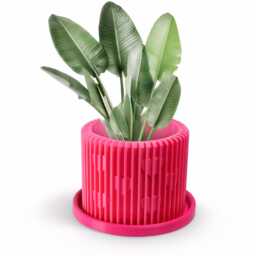 Modern Heart Plant Pot With Drainage & Saucer - Unique Valentine's Day Gift For Lovers, 3D Printed Planter Home Hosting Decor - thumbnail 4