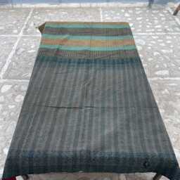 Indian Patchwork Reversible Block Print Cotton Kantha Quilt Handmade Bedding - thumbnail 4