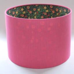 Handmade Desert Rose Linen Lampshade William Morris Interior - thumbnail 3