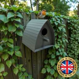 Small Bird Garden Nesting Box With Modern Design Suitable For Robins, Finches, Wrens - thumbnail 1