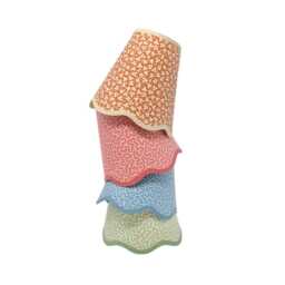 Scallop Lampshade - Miss Polly Ian Sanderson Natural Scalloped Edges Trim Colours Clip On, Lamp Or Pendant Light - thumbnail 3