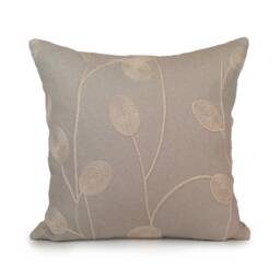 Ivory Pillow, Throw Pillow Cover, Decorative Cushion Covers, Pillowcase, Accent 100% Linen, Cotton Embroidered - thumbnail 1
