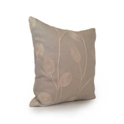 Ivory Pillow, Throw Pillow Cover, Decorative Cushion Covers, Pillowcase, Accent 100% Linen, Cotton Embroidered - thumbnail 2