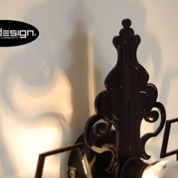 Baroque Chandelier, Black Barona, Contemporary Luminaire, Drop Shadow Concept, Wall Lamp Design, 42 To 60 cm, Luminaire Design, Lighting Wall - thumbnail 3