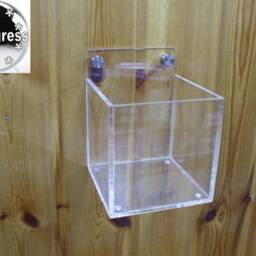 Office Workshop Wall Clear Acrylic Mount Holder For Small Things Tools Beads - thumbnail 3