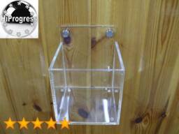Office Workshop Wall Clear Acrylic Mount Holder For Small Things Tools Beads - thumbnail 1