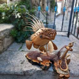John Dory Fish, Saint Peter Fish Sculpture, Carving, Fishermen Gift, Fishing Gift, Wooden Fish, Wood Wooden Sculpture - thumbnail 4