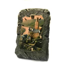 Castle Wall Clock Table Decor Rock Imitation Wall Decor Kids Room Handmade Gift For Boy Desk Office - thumbnail 2