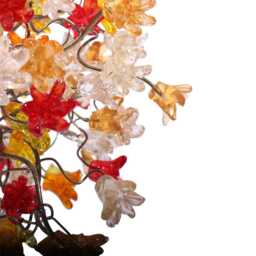 Bedside Lamp, Table Lamp With Warm Color Flowers, Modern Table Metal Wires, Desk For Your Bedroom, Living Room - thumbnail 4