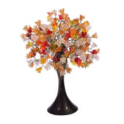 Bedside Lamp, Table Lamp With Warm Color Flowers, Modern Table Metal Wires, Desk For Your Bedroom, Living Room - thumbnail 2