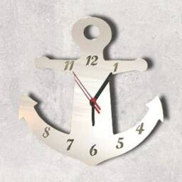 Ships Anchor Acrylic Clock - Many Colours Available - Bespoke Shapes & Sizes Made - thumbnail 2