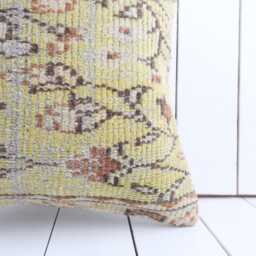 Handmade Turkish Kilim Pillow Cover Boho Sofa Cushion - 18''x18'' - thumbnail 2