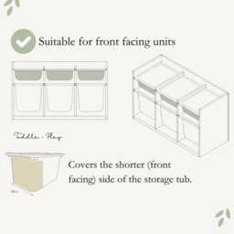 Fairy Garden Ikea Trofast Vinyl Wrap - Playroom Decor Sticker - thumbnail 3