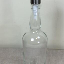 25 Oz Whiskey Bottle Soap Dispenser Metal Pump Heavy Mouthwash Shampoo - thumbnail 2