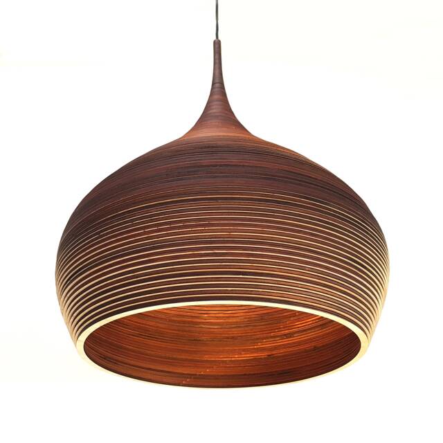 Wooden Lamps Rustic Chandelier Curved Lamp - Luxuria L50 - image 1