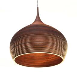 Wooden Lamps Rustic Chandelier Curved Lamp - Luxuria L50