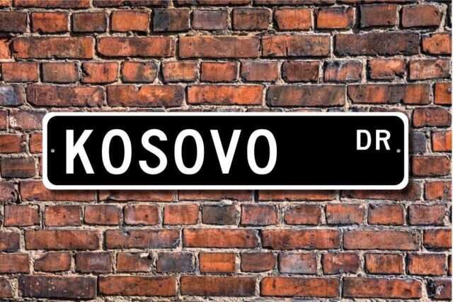 Kosovo Sign, Gift, Souvenir Keepsake, Wall Decor, Custom Street Quality Metal Sign - image 1