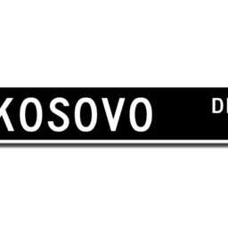 Kosovo Sign, Gift, Souvenir Keepsake, Wall Decor, Custom Street Quality Metal Sign - thumbnail 2