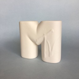 Mtv Ceramic Pencil Holder, Ready To Paint, Office Decoration, Made Order, Bisque, Brand, Music Lovers, Birthday Gift - thumbnail 3