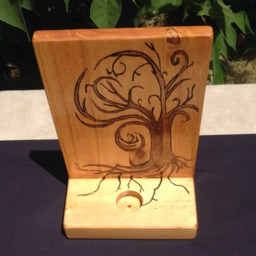 Tree Wall Sconce - Recycled Material Tea Light Stand Of Life Yggdrasil World Norse Art Candle Holder Votive - thumbnail 4
