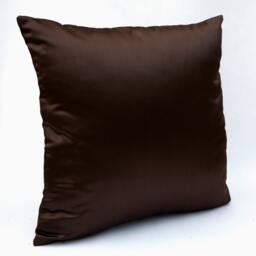 Dark Brown Pillow, Throw Pillow Cover, Decorative Cushion Covers, Pillowcase, Accent Toss Boho Satin Boutique Pillow - thumbnail 2