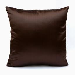 Dark Brown Pillow, Throw Pillow Cover, Decorative Cushion Covers, Pillowcase, Accent Toss Boho Satin Boutique Pillow
