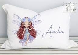 Personalised Pixie Fairy Princess Girl's Pillow Case