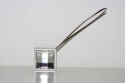 Magnetic Silver/Silver Crystal Curtain Holdback - 200mm Tieback, Pullback, Drapery Holder Tie Back - Pack Of 1 - thumbnail 4