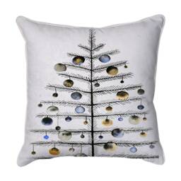 Christmas Velour Cushion UK Made Festive Home Decor - 43x43cm - thumbnail 4