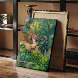 Paul C??zanne Wall Art, P??re Lacroix House Print, French Landscape Vintage Cottage Decor, Countryside Oil Painting Canvas, Gift - thumbnail 2