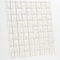 Minimalist Wall Art Simplicity & Elegance Golden Stripes Sculpture - thumbnail 3