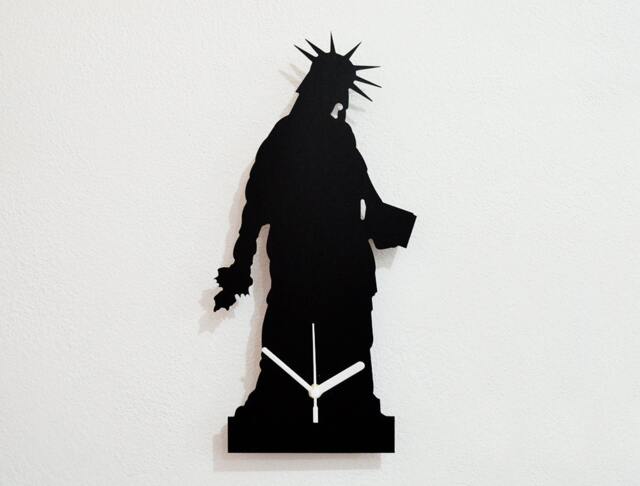 Sad Statue Of Liberty New York - Wall Clock - image 1