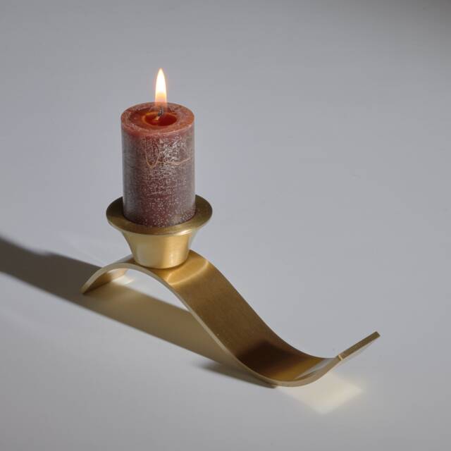 Brass Candlestick - image 1