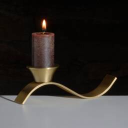 Brass Candlestick - thumbnail 2