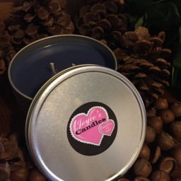 Midsummer's Night Handmade Hand Poured 16 Oz Soy Candle in Metal Tin With Lid - thumbnail 3