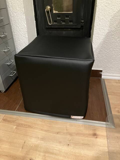 Faux Leather Cover For Solsta P??llbo Stool From Ikea - image 1