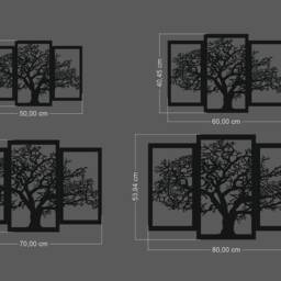 Led Light Tree Of Life, Tree Life Metal Wall Decor, Led Sign, Life Panel - thumbnail 2