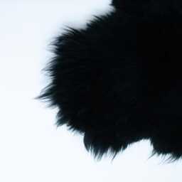 Black Sheepskin Rug For Your Home Decore - Leather Hub - thumbnail 3
