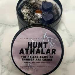 Hunt Athalar Candle - Crescent City Fan Parody Booktok Merch Fantasy Romance Gift Romantasy Bookshelf Decor - thumbnail 3