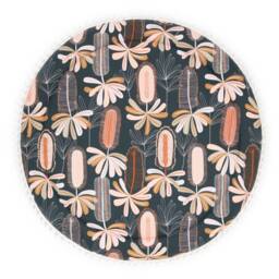 Baby Play Mat - Tummy Time Nursery Kids Navy Banksia - thumbnail 3