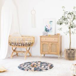 Baby Play Mat - Tummy Time Nursery Kids Navy Banksia - thumbnail 2