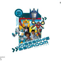 Personalised Transformers Wall Sticker, Decal, Bedroom Decor - thumbnail 3