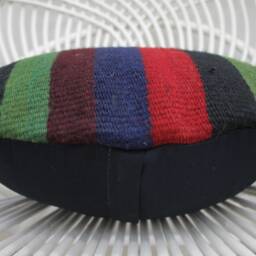 Kilim Pillow Cover, Covers, Cases, 16x16 Pink Round Hippie Throw 164 - thumbnail 4
