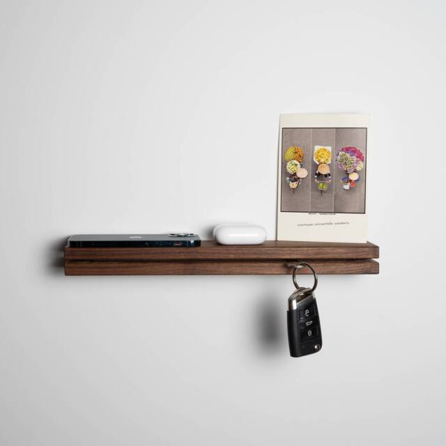 Handmade Key Board Made Of Solid Wood//Key Hook//Various Variants//Gifts For Men//Gifts Women// Holder - image 1