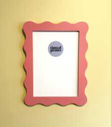 Wavy Picture Frame A4 - Soft Dusty Pink Free Shipping Australia Gallery Wall Unique Home Decor Gift Australian Made