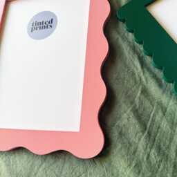 Wavy Picture Frame A4 - Soft Dusty Pink Free Shipping Australia Gallery Wall Unique Home Decor Gift Australian Made - thumbnail 3