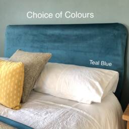 Velvet Headboard Cover - Choice Of Colours - thumbnail 2