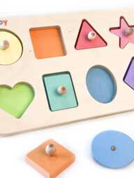 Gender-Neutral Toddler Gift, Waldorf Color Sorting Toy For Birthday Party, Baby Development Gift