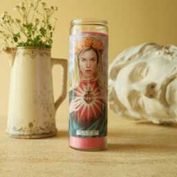Saint Bridget Prayer Candle Scented Vegan Soy Wax, 120Hr Burn